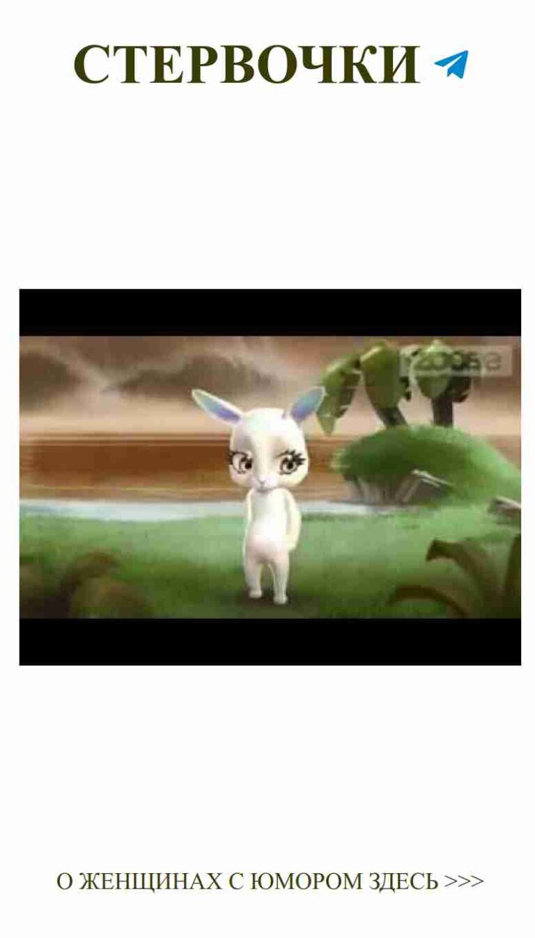 Смешной зайчик на зелёном поле о любви и веселье